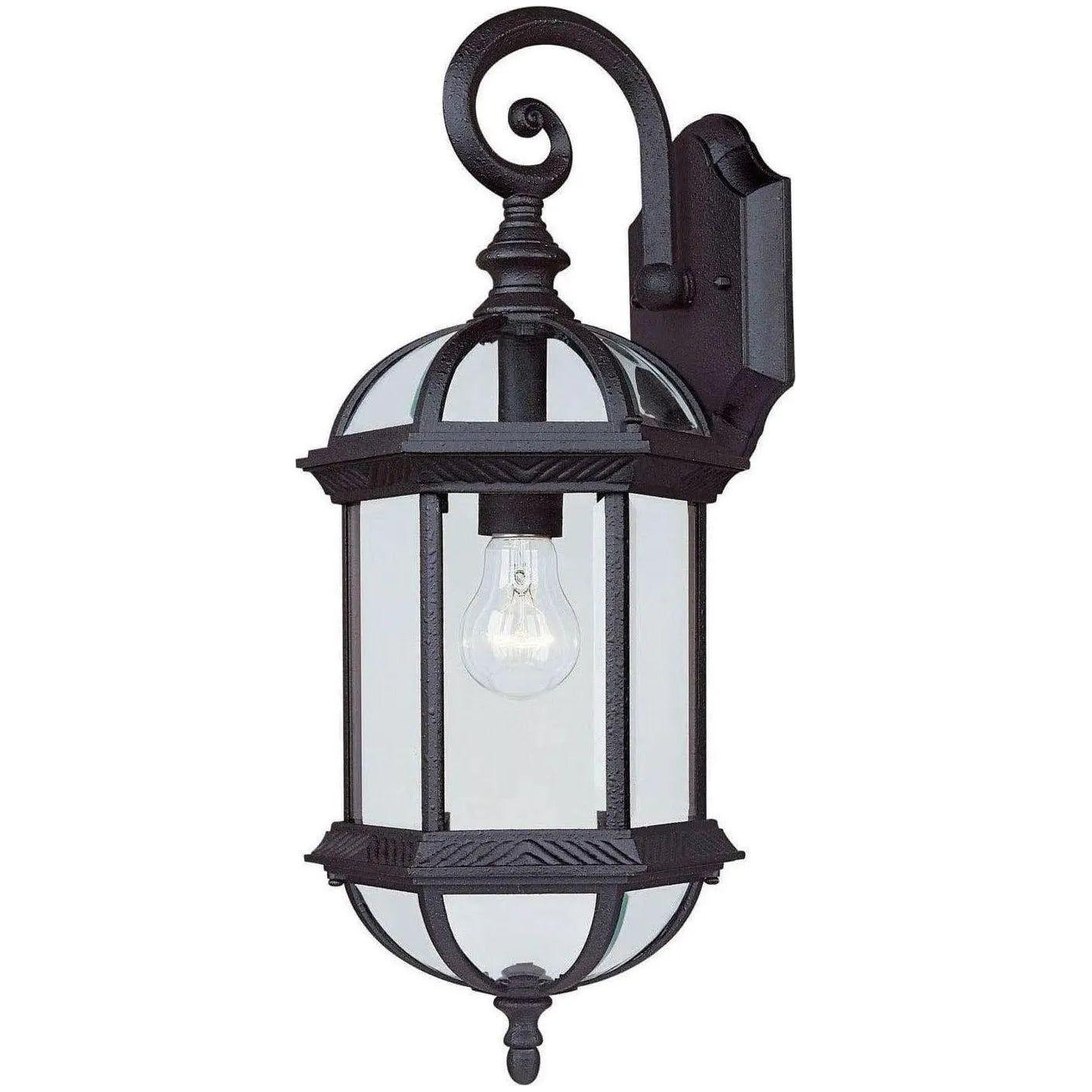 Savoy House - Kensington One Light Wall Mount - 5-0630-BK | Montreal Lighting & Hardware