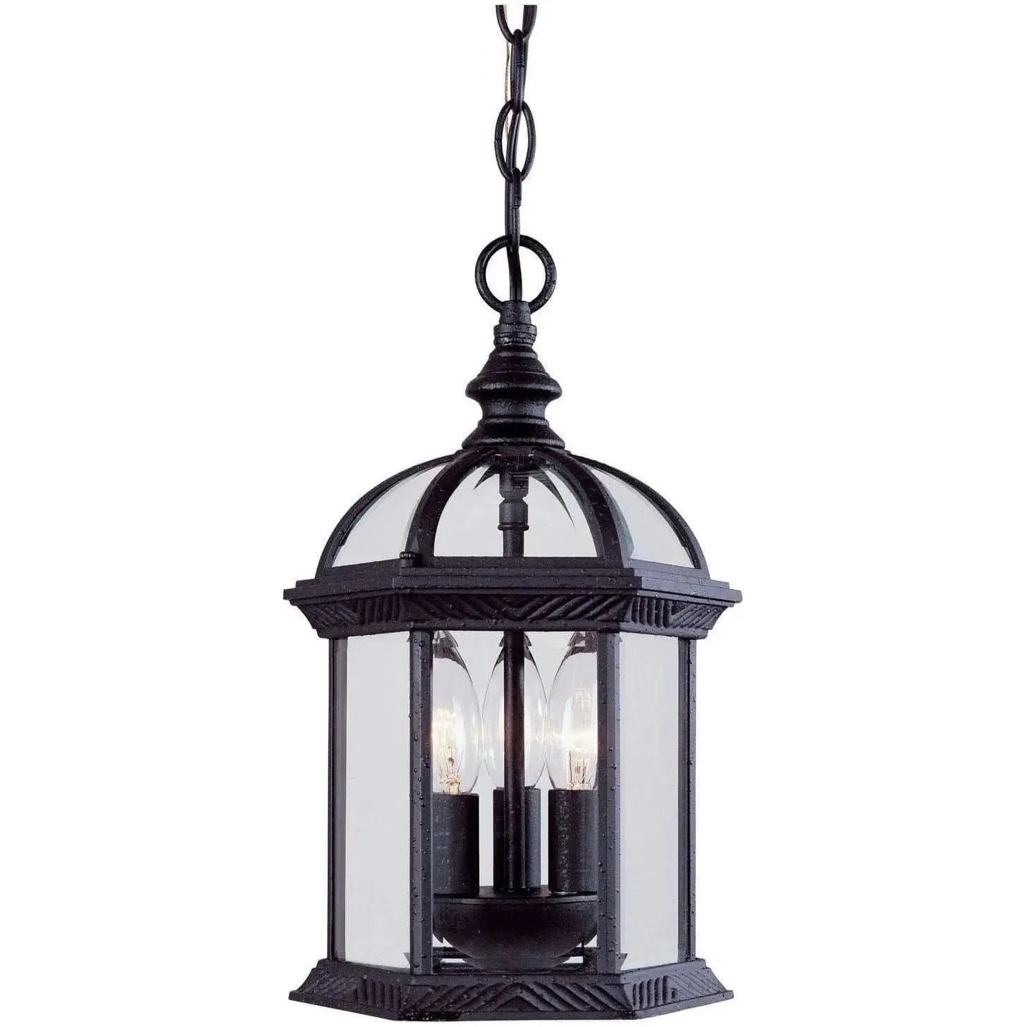 Savoy House - Kensington Three Light Hanging Lantern - 5-0635-BK | Montreal Lighting & Hardware