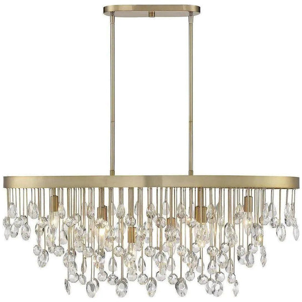 Livorno Eight Light Linear Chandelier