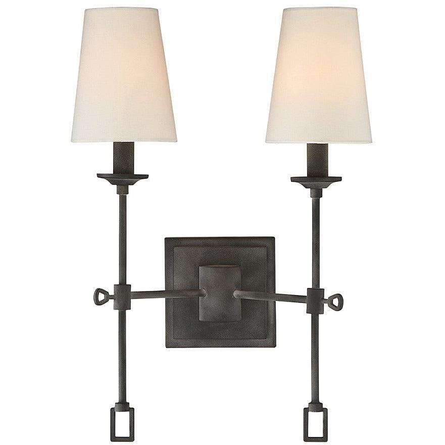 Savoy House - Lorainne Two Light Wall Sconce - 9-9004-2-88 | Montreal Lighting & Hardware