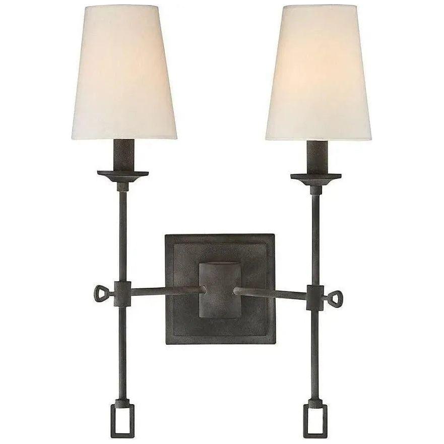 Savoy House - Lorainne Two Light Wall Sconce - 9-9004-2-88 | Montreal Lighting & Hardware