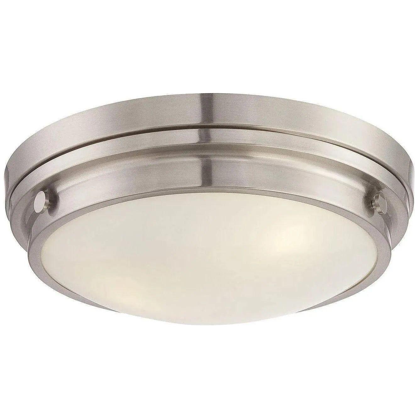 Savoy House - Lucerne Three Light Flush Mount - 6-3350-16-SN | Montreal Lighting & Hardware