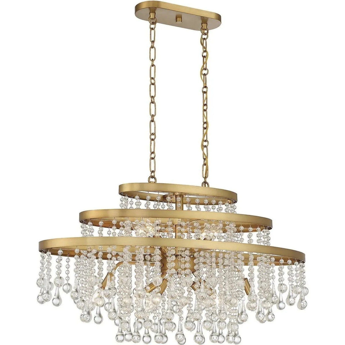 Savoy House - Luna Oval Chandelier - 1-1867-10-322 | Montreal Lighting & Hardware