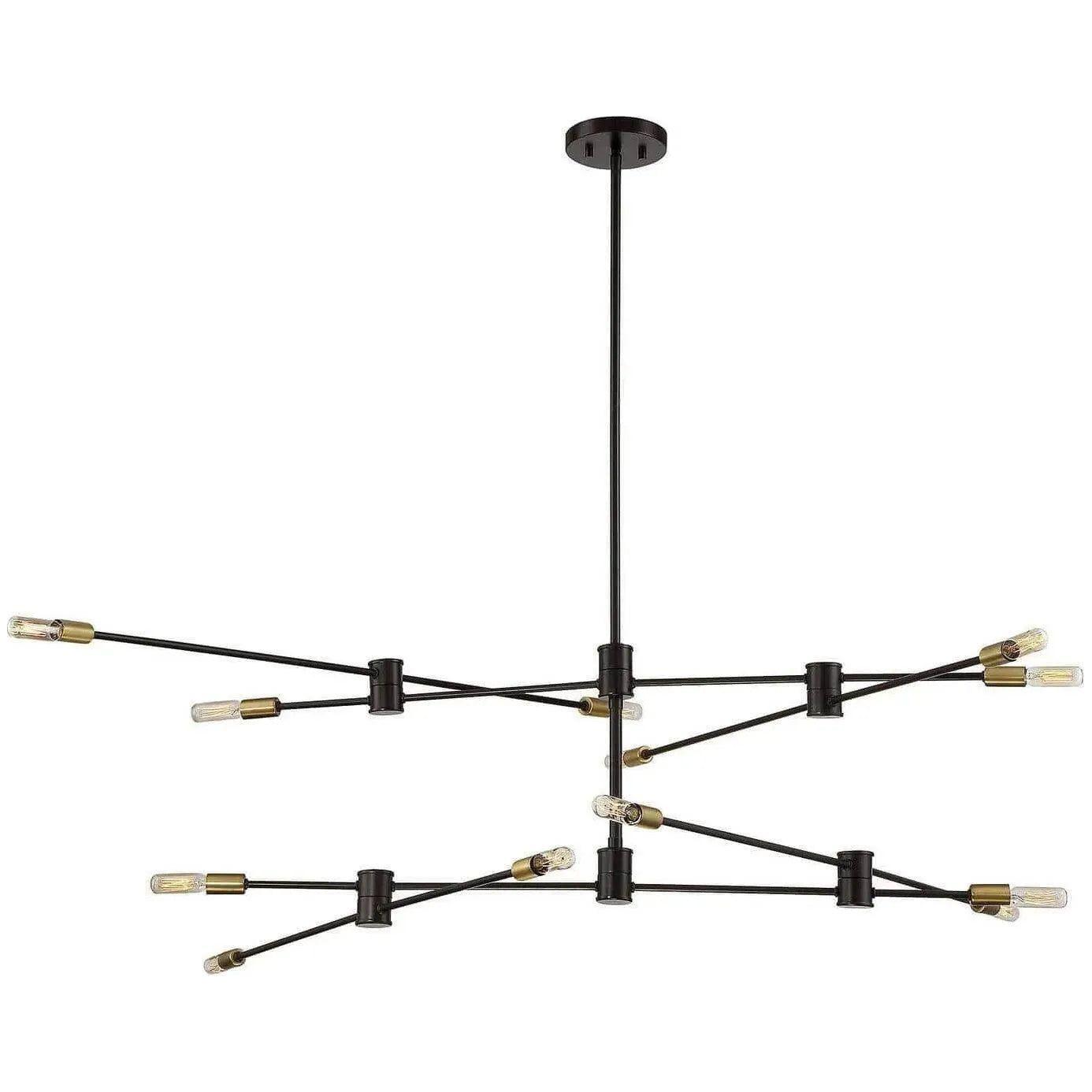 Savoy House - Lyrique 12 Light Chandelier - 1-7001-12-77 | Montreal Lighting & Hardware