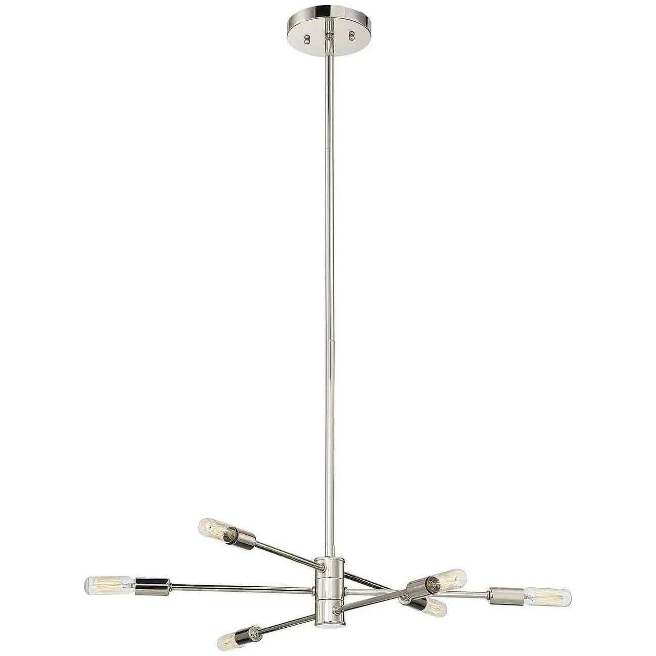 Savoy House - Lyrique Six Light Chandelier - 1-7000-6-109 | Montreal Lighting & Hardware