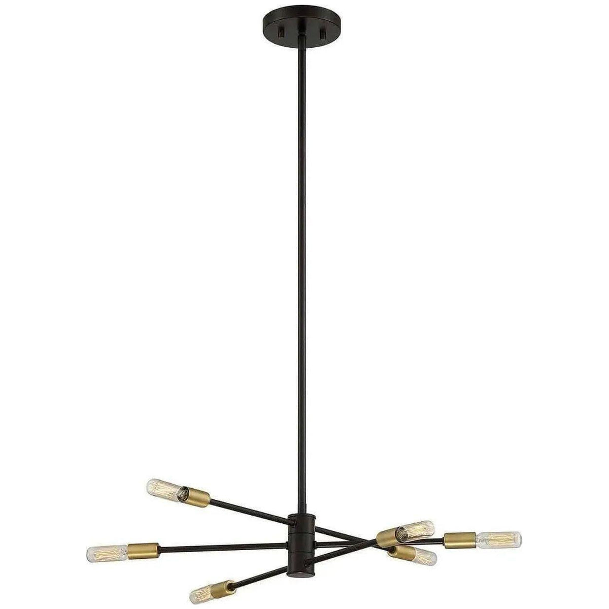 Savoy House - Lyrique Six Light Chandelier - 1-7000-6-77 | Montreal Lighting & Hardware