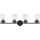 Savoy House - Marshall Four Light Bath Bar - 8-8020-4-BK | Montreal Lighting & Hardware