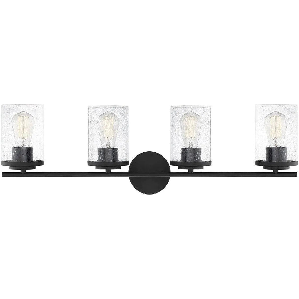 Savoy House - Marshall Four Light Bath Bar - 8-8020-4-BK | Montreal Lighting & Hardware
