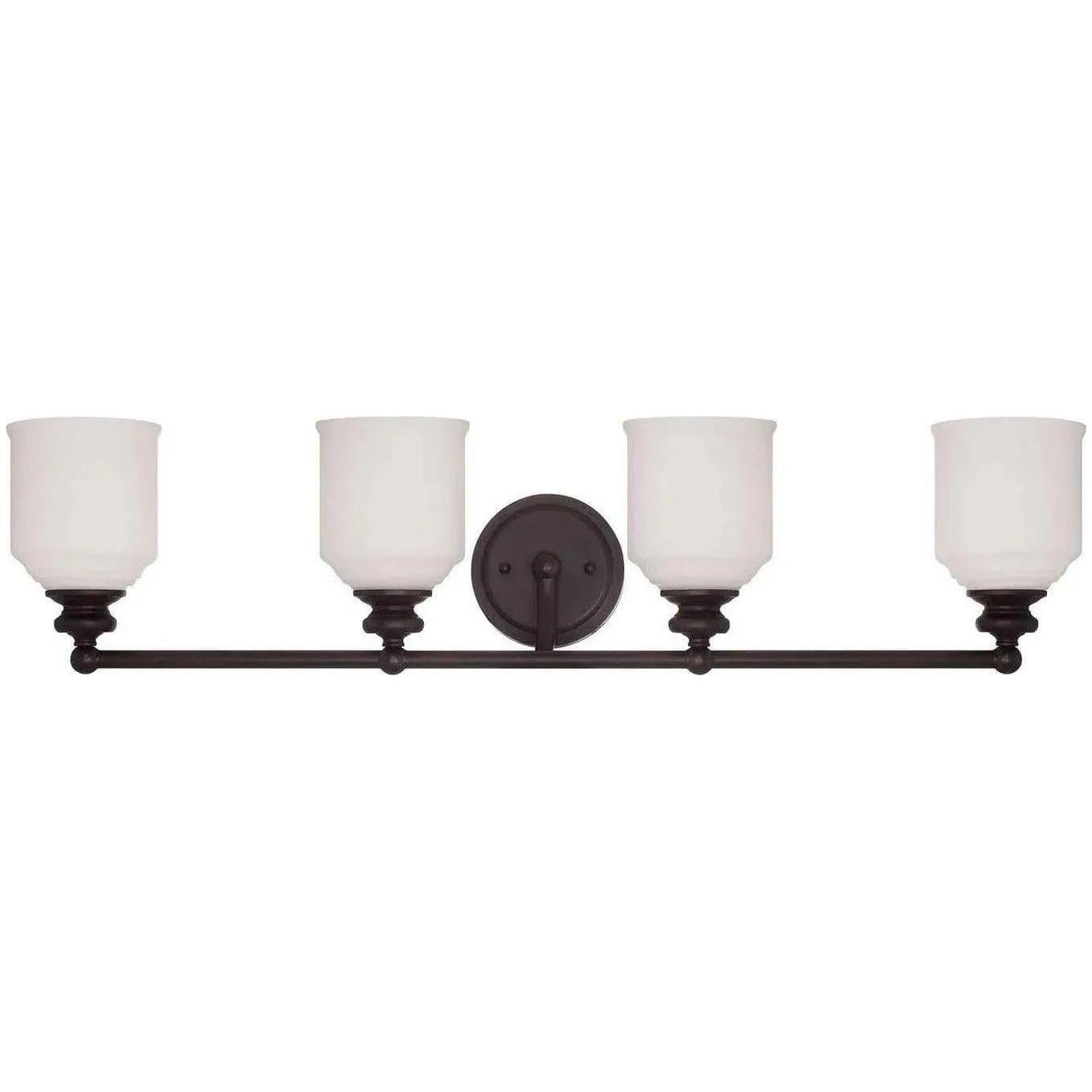 Savoy House - Melrose Four Light Bath Bar - 8-6836-4-13 | Montreal Lighting & Hardware