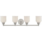 Savoy House - Melrose Four Light Bath Bar - 8-6836-4-SN | Montreal Lighting & Hardware