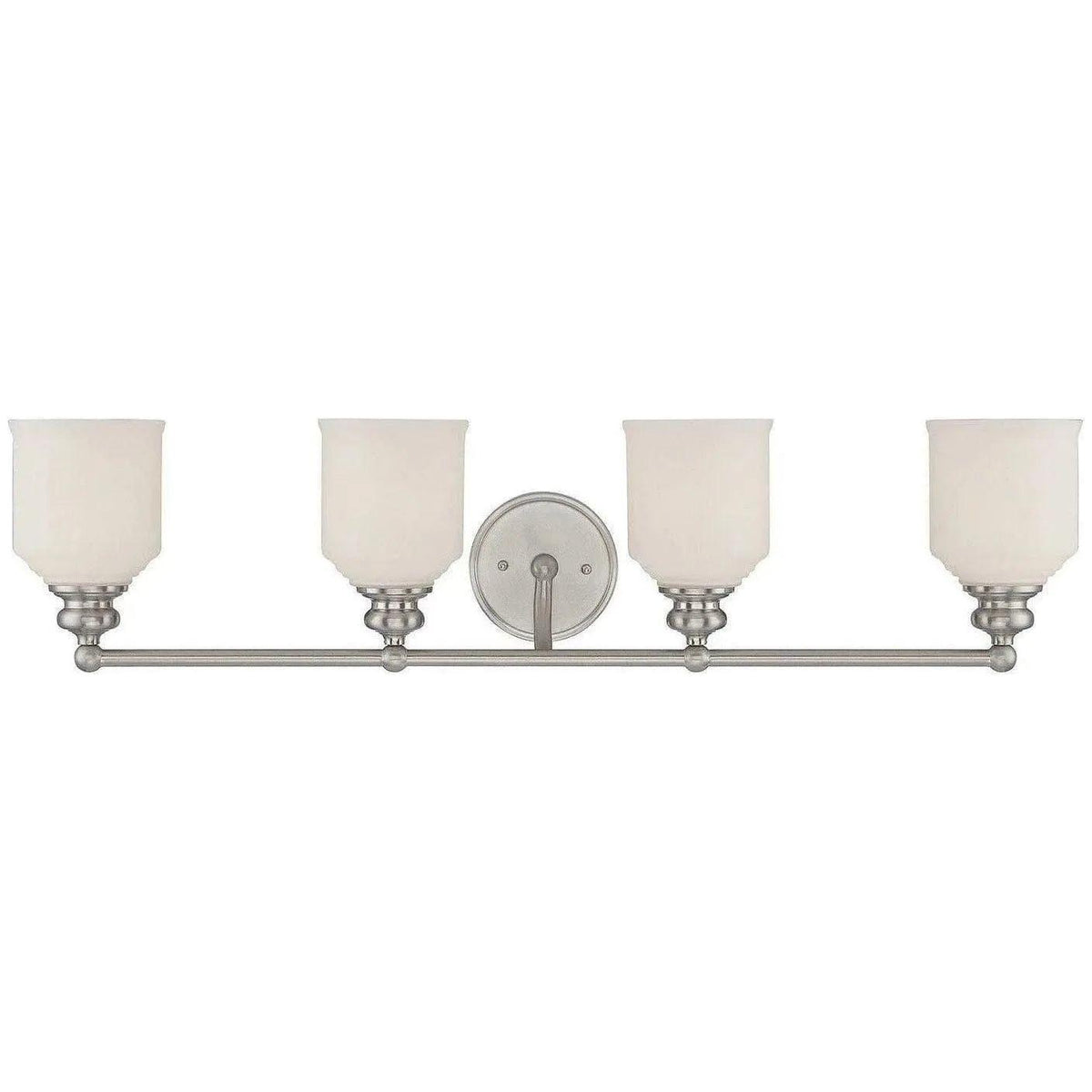 Savoy House - Melrose Four Light Bath Bar - 8-6836-4-SN | Montreal Lighting & Hardware