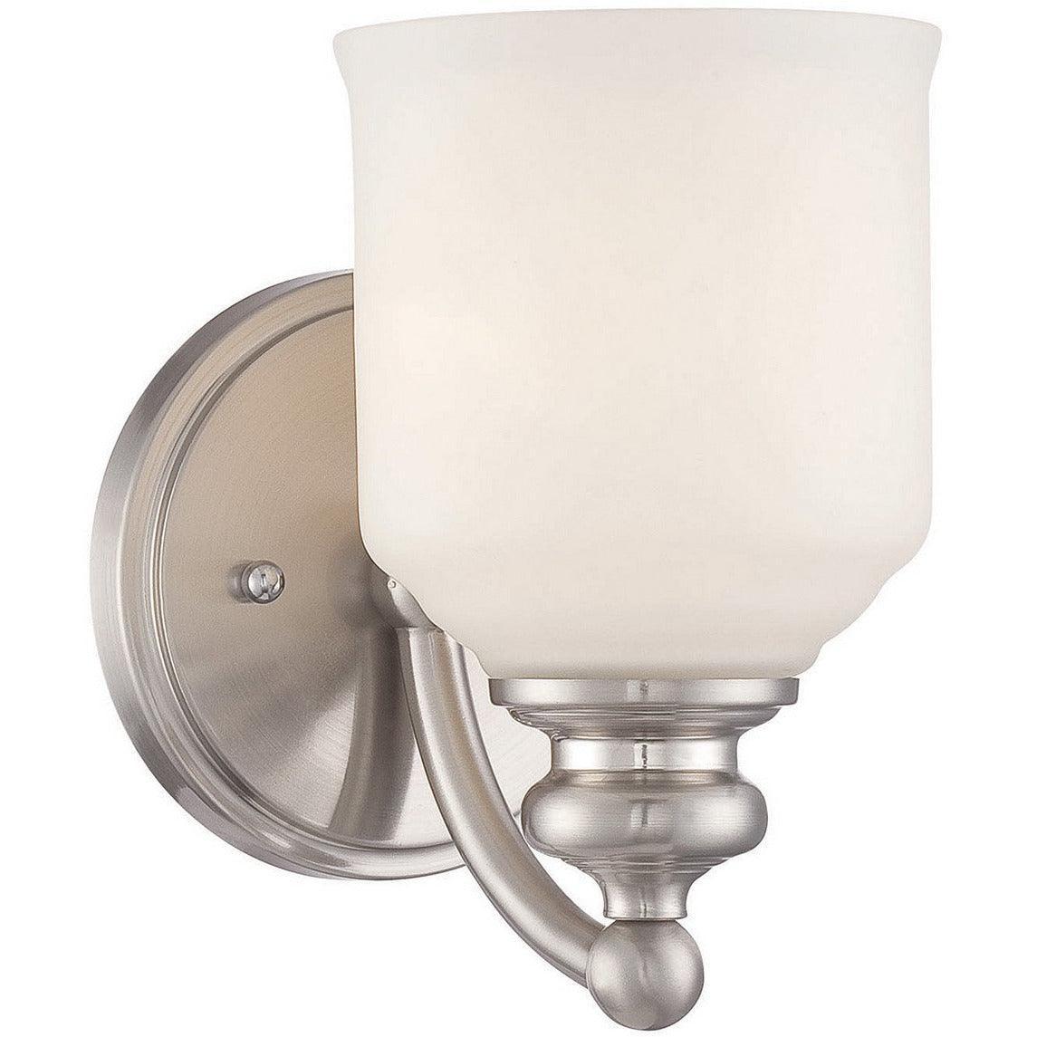 Savoy House - Melrose One Light Wall Sconce - 9-6836-1-SN | Montreal Lighting & Hardware