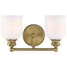 Savoy House - Melrose Two Light Bath Bar - 8-6836-2-322 | Montreal Lighting & Hardware