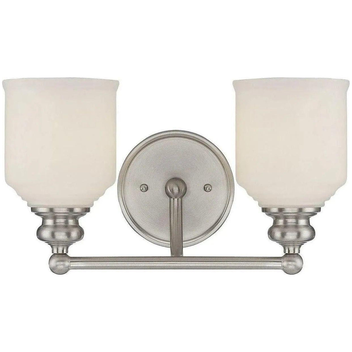 Savoy House - Melrose Two Light Bath Bar - 8-6836-2-SN | Montreal Lighting & Hardware