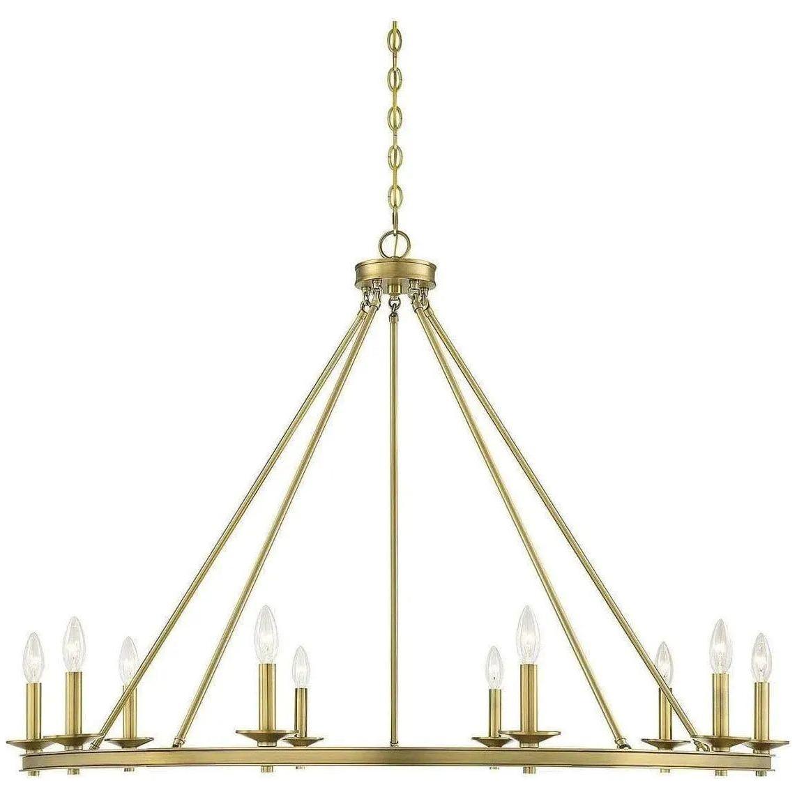 Savoy House - Middleton Ten Light Chandelier - 1-310-10-322 | Montreal Lighting & Hardware