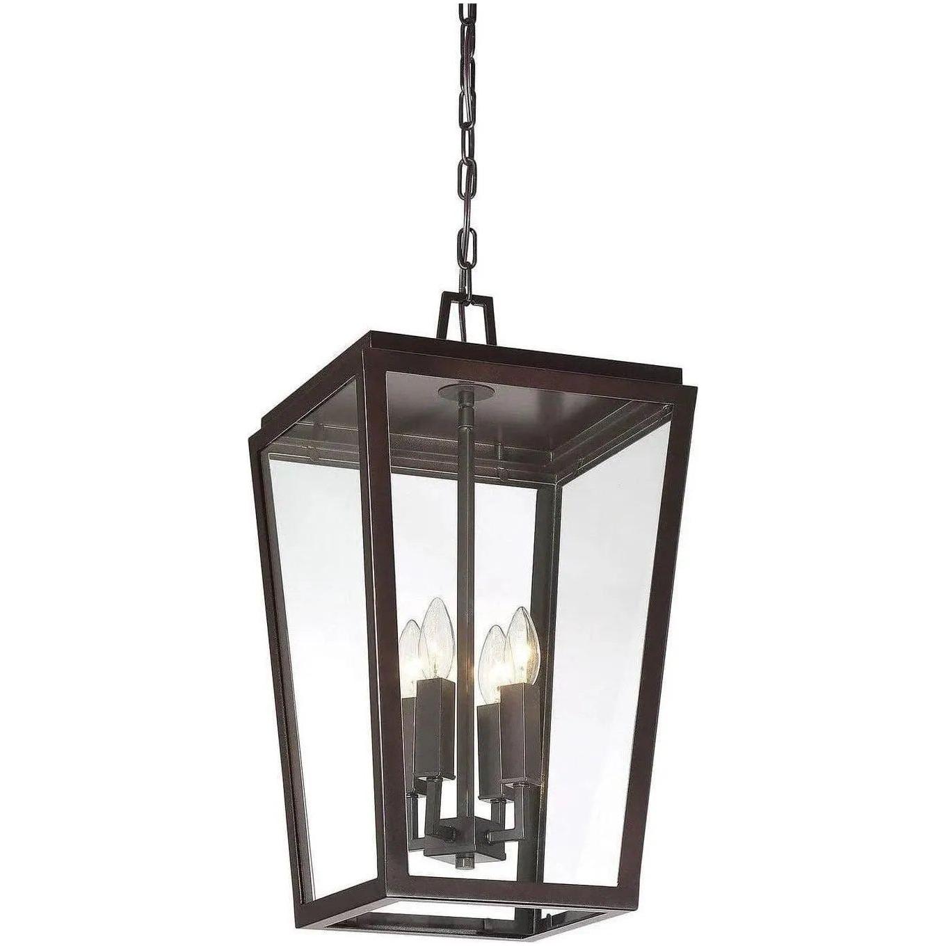 Savoy House - Milton Four Light Outdoor Hanging Lantern - 5-549-13 | Montreal Lighting & Hardware