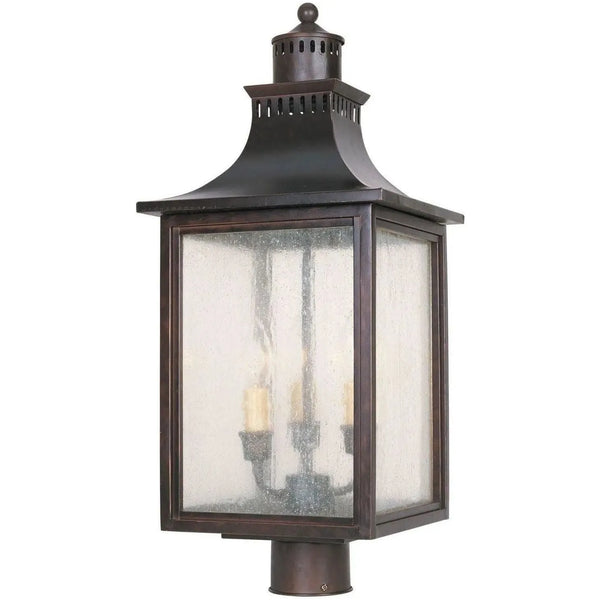 Monte Grande Three Light Post Lantern