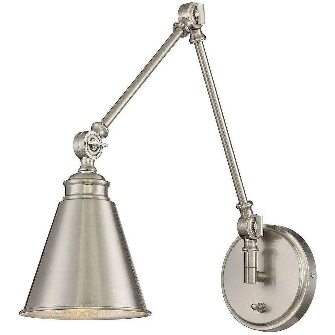 Savoy House - Morland One Light Wall Sconce - 9-961CP-1-SN | Montreal Lighting & Hardware