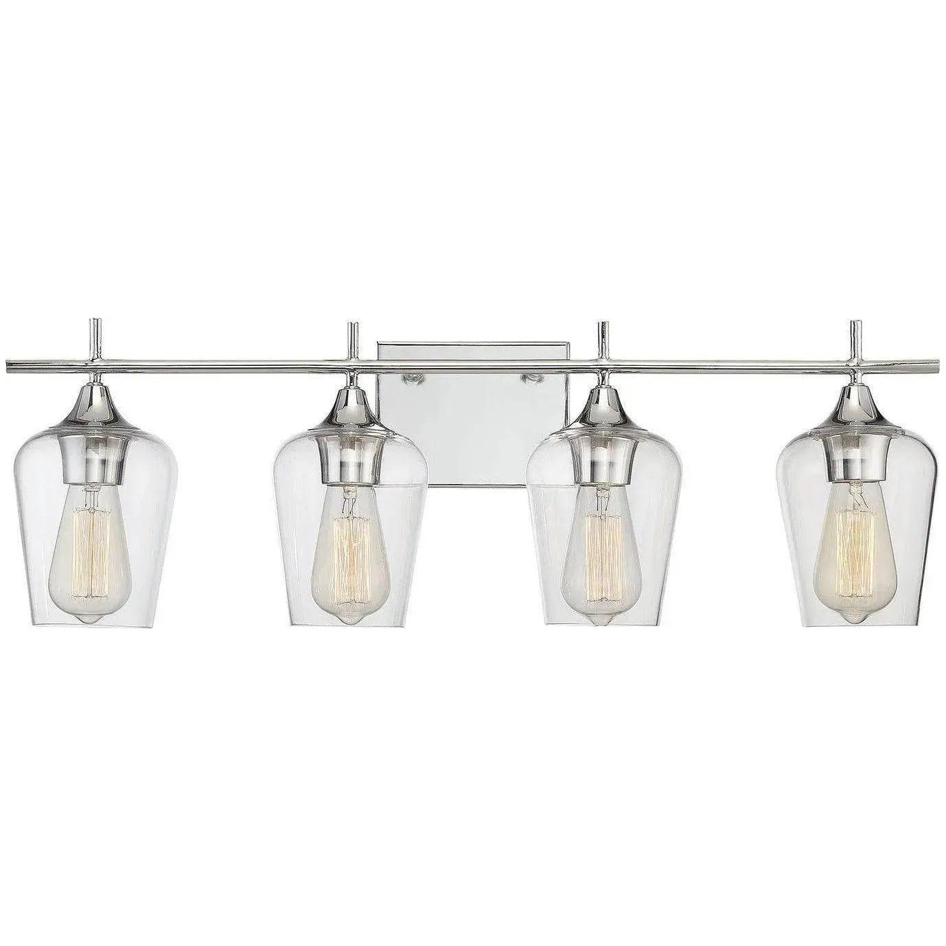 Savoy House - Octave Four Light Bath Bar - 8-4030-4-11 | Montreal Lighting & Hardware