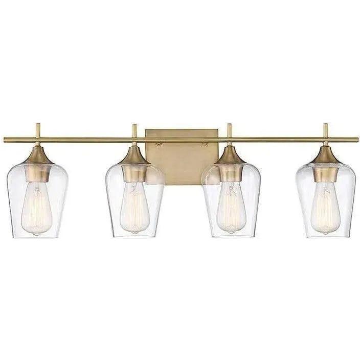 Savoy House - Octave Four Light Bath Bar - 8-4030-4-322 | Montreal Lighting & Hardware