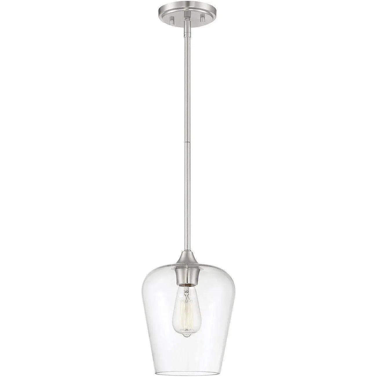 Savoy House - Octave One Light Mini Pendant - 7-4036-1-SN | Montreal Lighting & Hardware