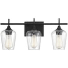 Savoy House - Octave Three Light Bath Bar - 8-4030-3-BK | Montreal Lighting & Hardware