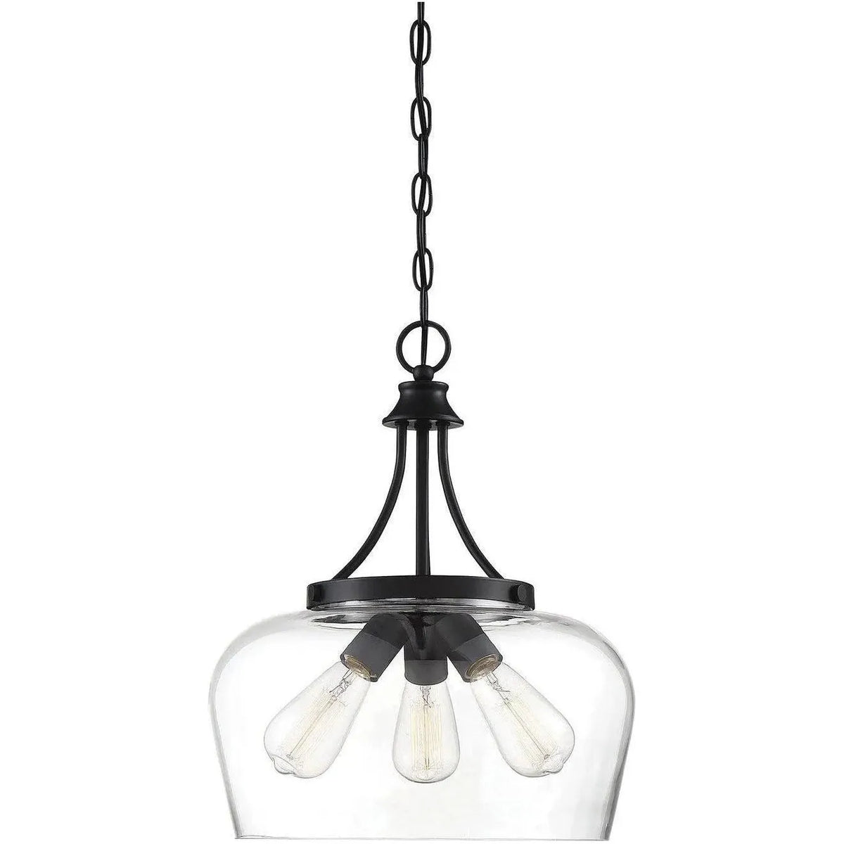 Savoy House - Octave Three Light Pendant - 7-4034-3-BK | Montreal Lighting & Hardware