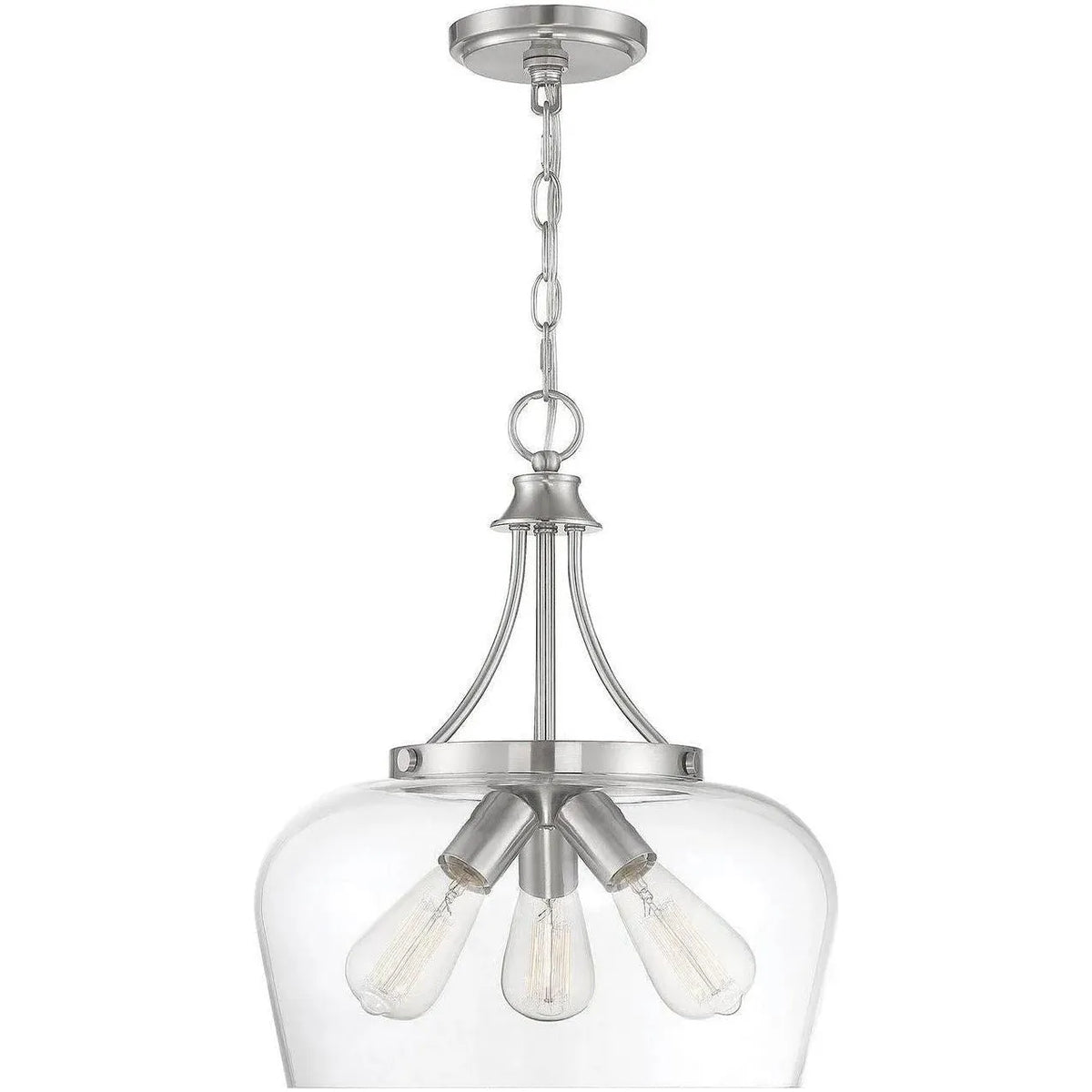 Savoy House - Octave Three Light Pendant - 7-4034-3-SN | Montreal Lighting & Hardware