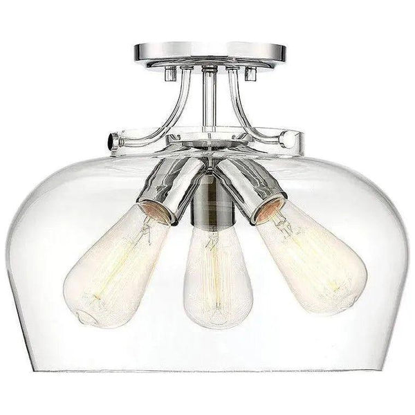 Octave Trois Lumière Semi-Plafonnier