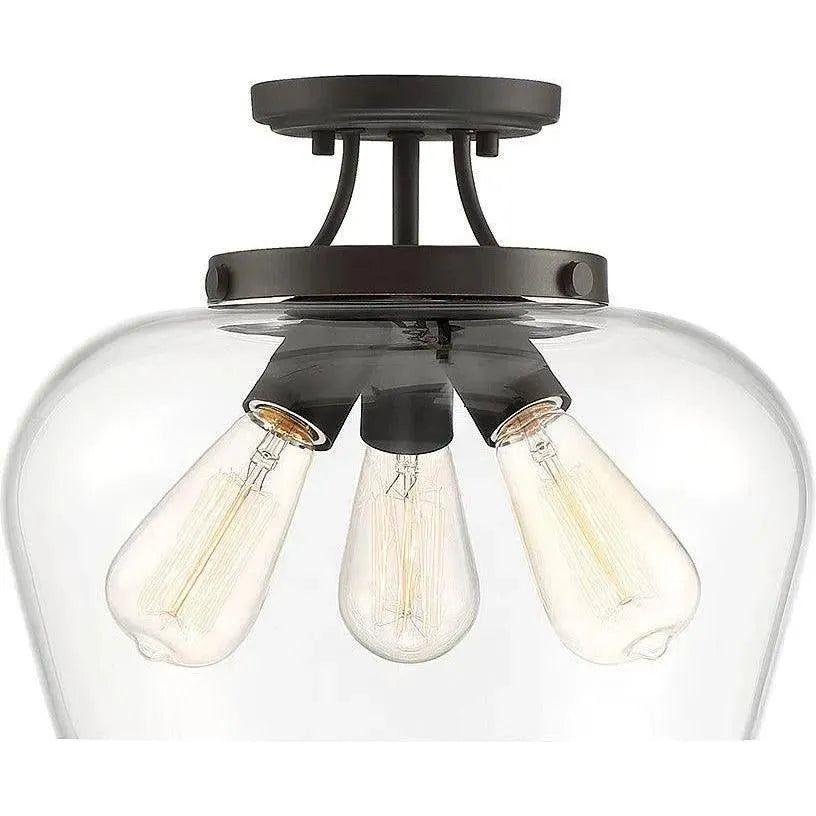 Savoy House - Octave Three Light Semi-Flush Mount - 6-4035-3-11 | Montreal Lighting & Hardware