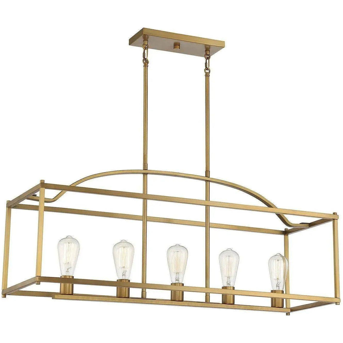 Savoy House - Palladian Five Light Linear Chandelier - 1-190-5-322 | Montreal Lighting & Hardware