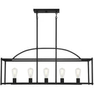 Savoy House - Palladian Five Light Linear Chandelier - 1-190-5-89 | Montreal Lighting & Hardware