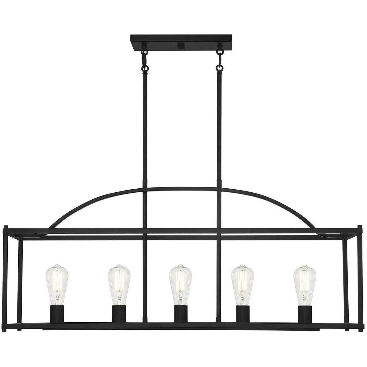 Savoy House - Palladian Five Light Linear Chandelier - 1-190-5-89 | Montreal Lighting & Hardware