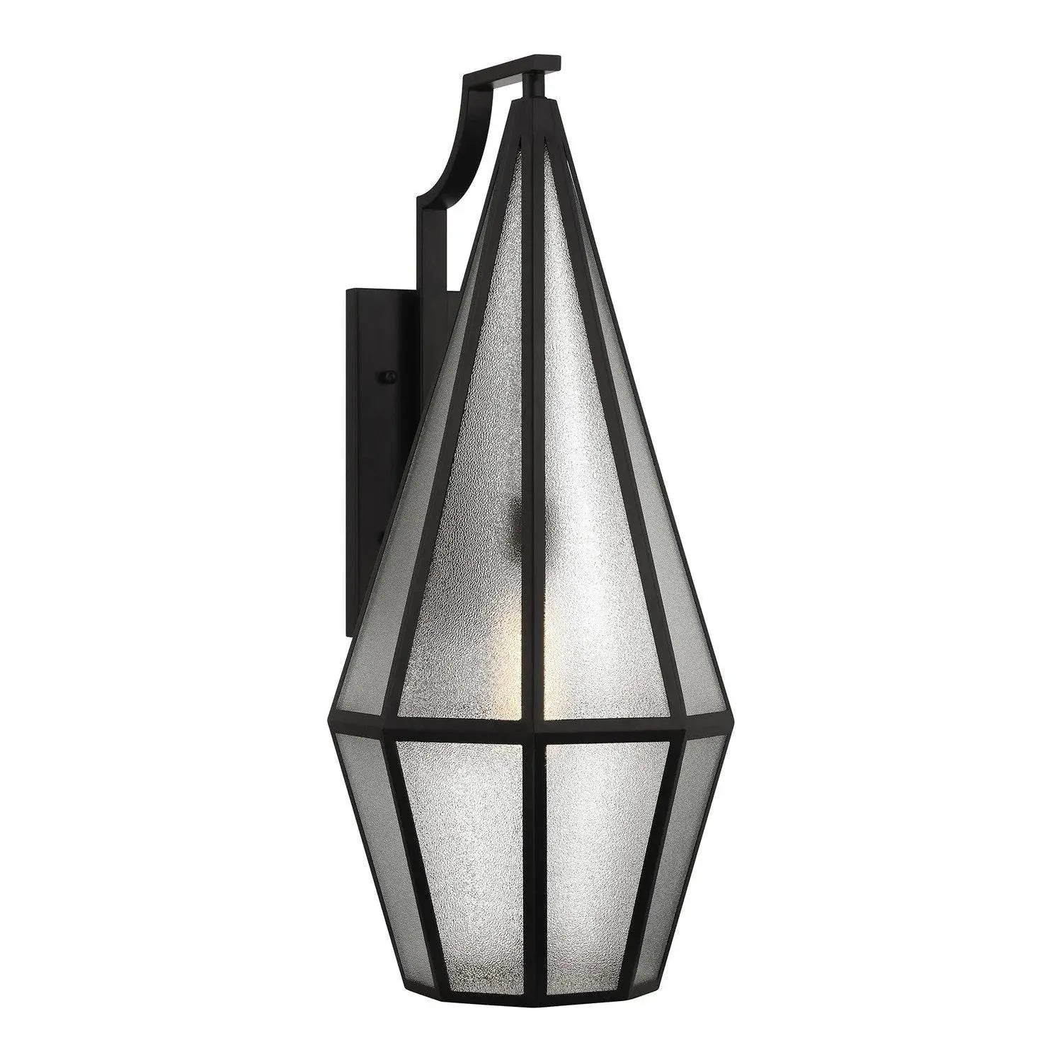Savoy House - Peninsula Outdoor Wall Lantern - 5-705-BK | Montreal Lighting & Hardware