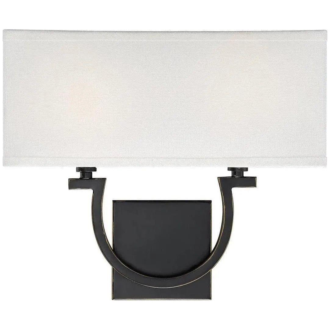 Savoy House - Rhodes Two Light Wall Sconce - 9-998-2-44 | Montreal Lighting & Hardware