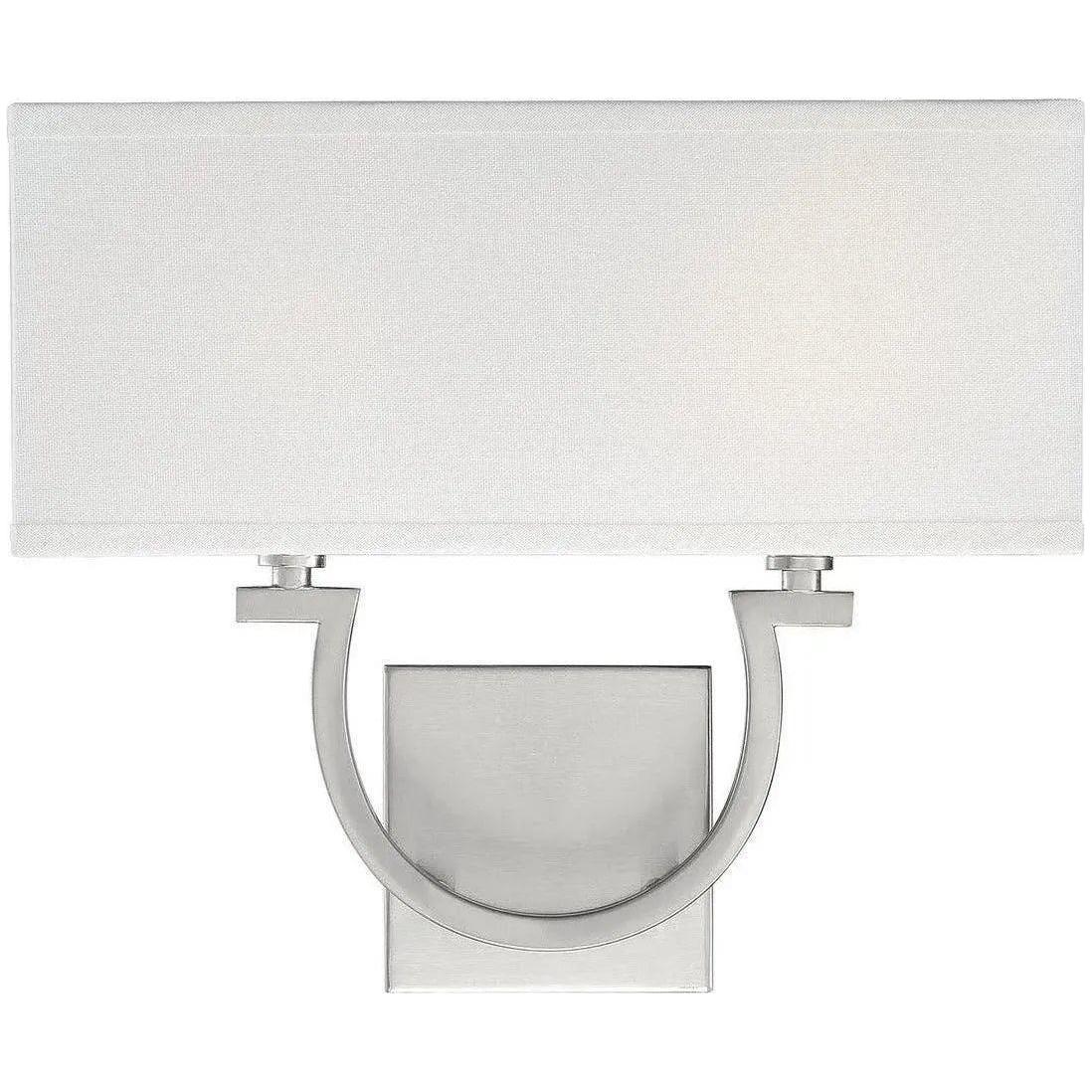 Savoy House - Rhodes Two Light Wall Sconce - 9-998-2-SN | Montreal Lighting & Hardware