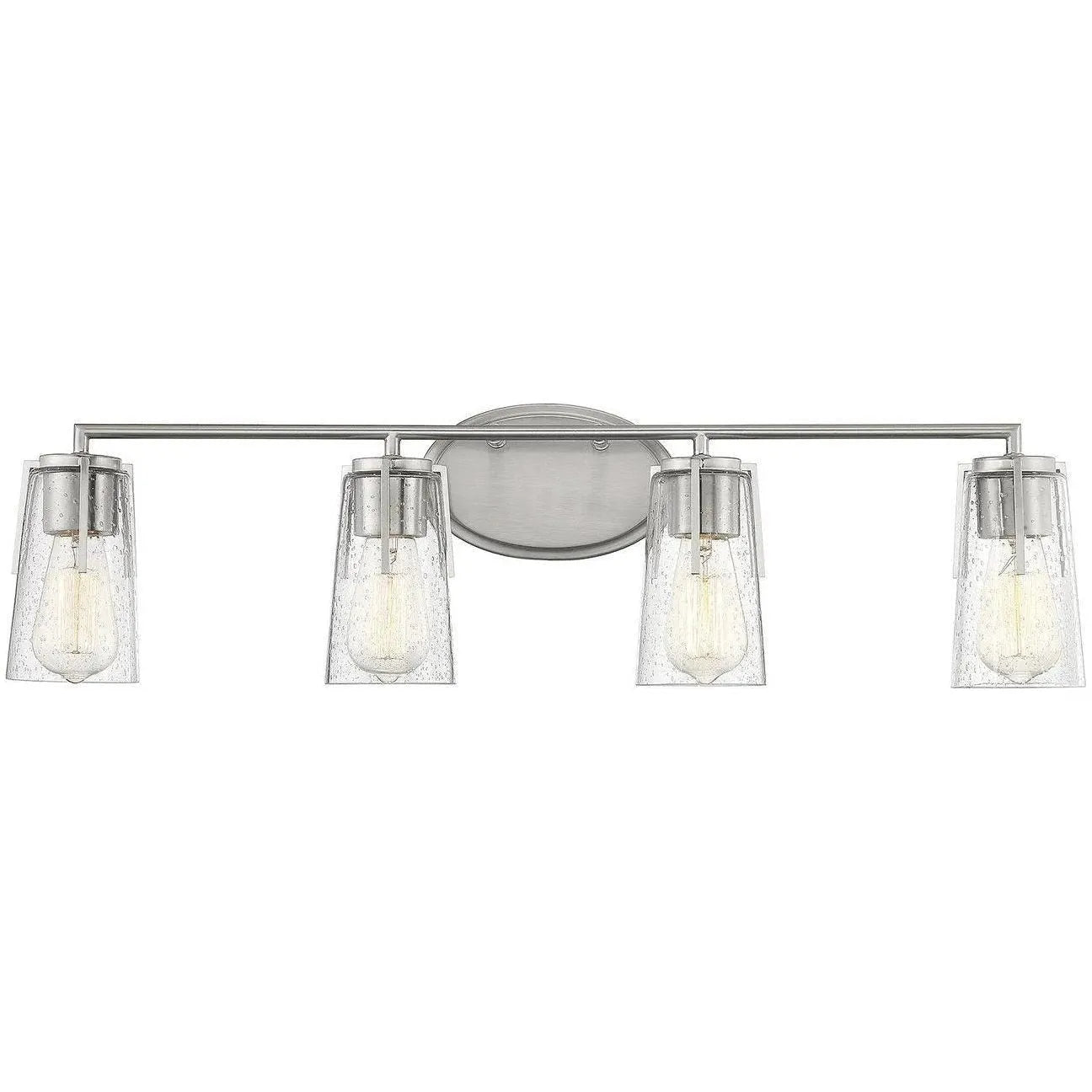Savoy House - Sacremento Four Light Bath Bar - 8-7045-4-SN | Montreal Lighting & Hardware