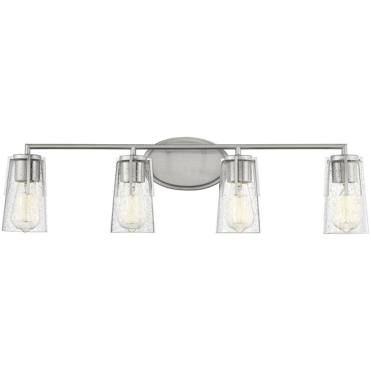 Savoy House - Sacremento Four Light Bath Bar - 8-7045-4-SN | Montreal Lighting & Hardware