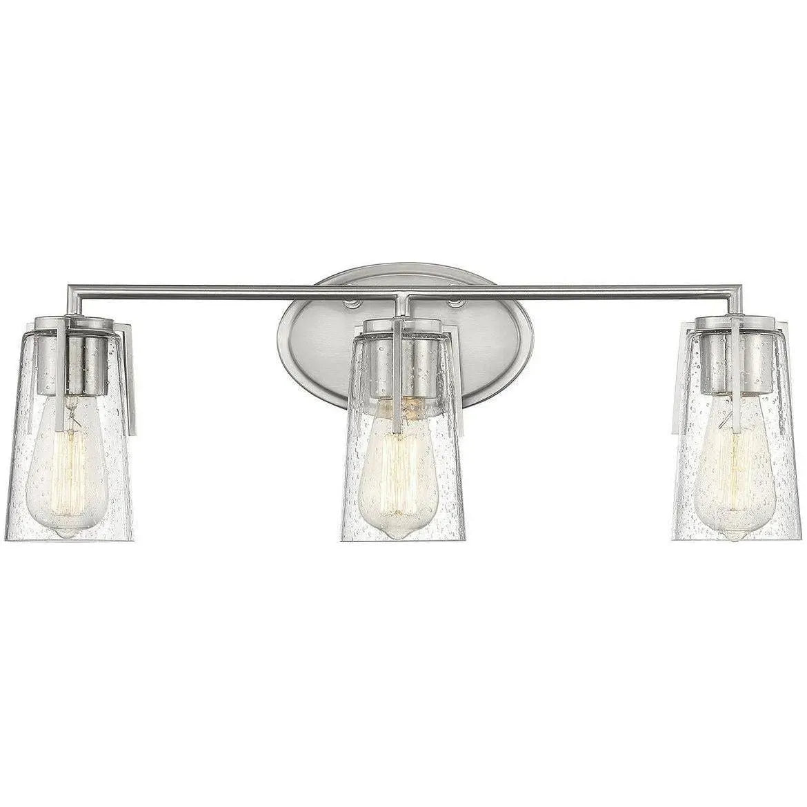 Savoy House - Sacremento Three Light Bath Bar - 8-7045-3-SN | Montreal Lighting & Hardware