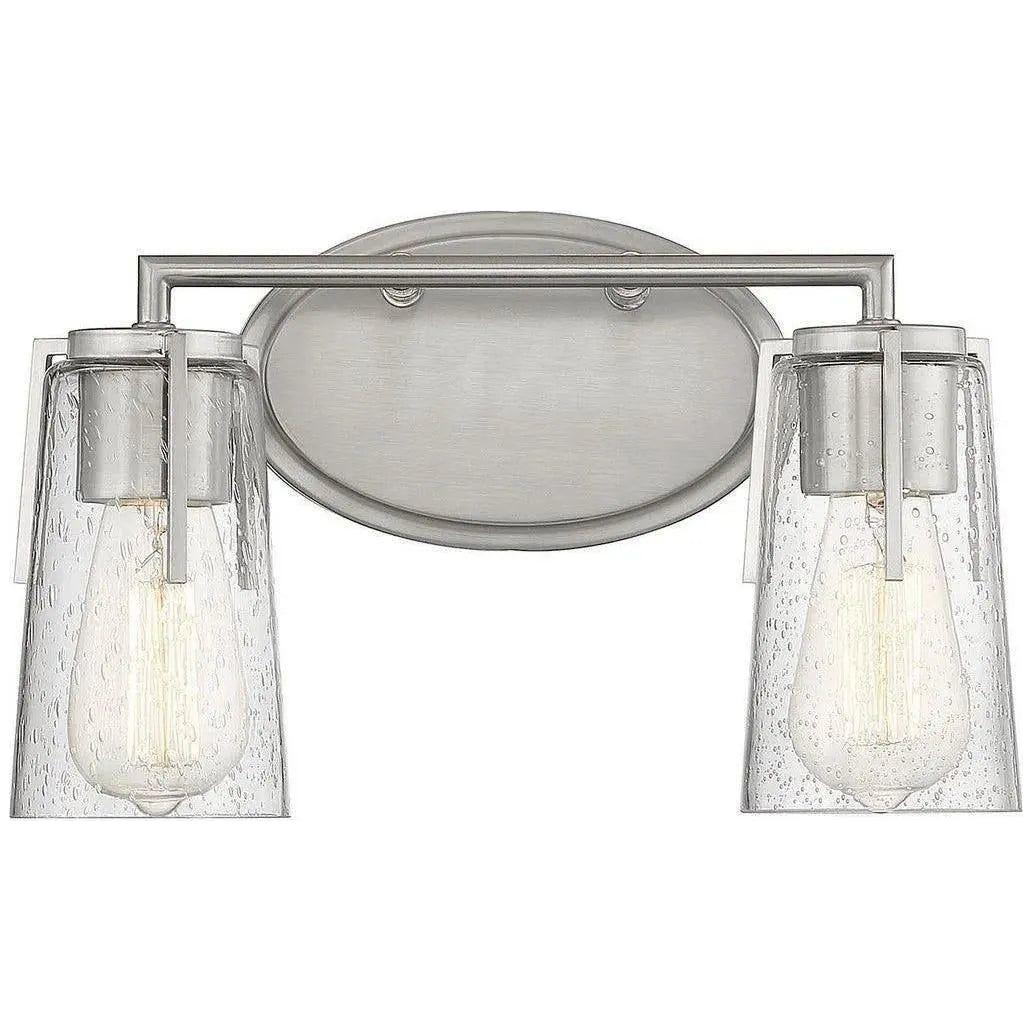 Savoy House - Sacremento Two Light Bath Bar - 8-7045-2-SN | Montreal Lighting & Hardware