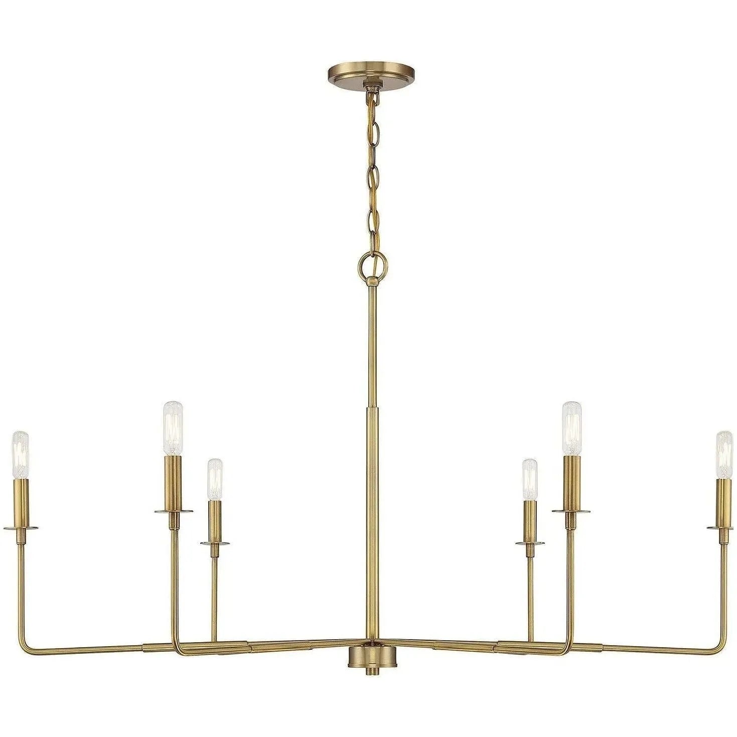 Savoy House - Salerno Six Light Chandelier - 1-2221-6-322 | Montreal Lighting & Hardware