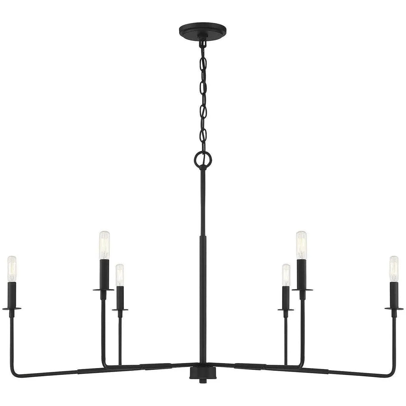 Savoy House - Salerno Six Light Chandelier - 1-2221-6-89 | Montreal Lighting & Hardware