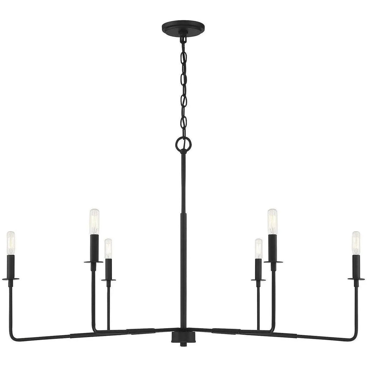 Savoy House - Salerno Six Light Chandelier - 1-2221-6-89 | Montreal Lighting & Hardware