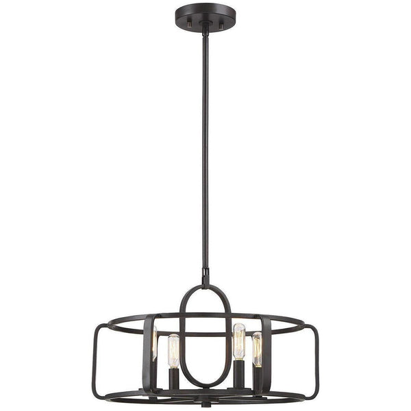 Santina Four Light Semi-Plafonnier