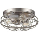 Savoy House - Scout Three Light Flush Mount - 6-8074-15-SN | Montreal Lighting & Hardware