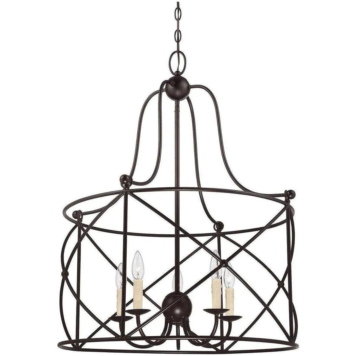 Savoy House - Seneca Five Light Pendant - 1-4072-5-13 | Montreal Lighting & Hardware