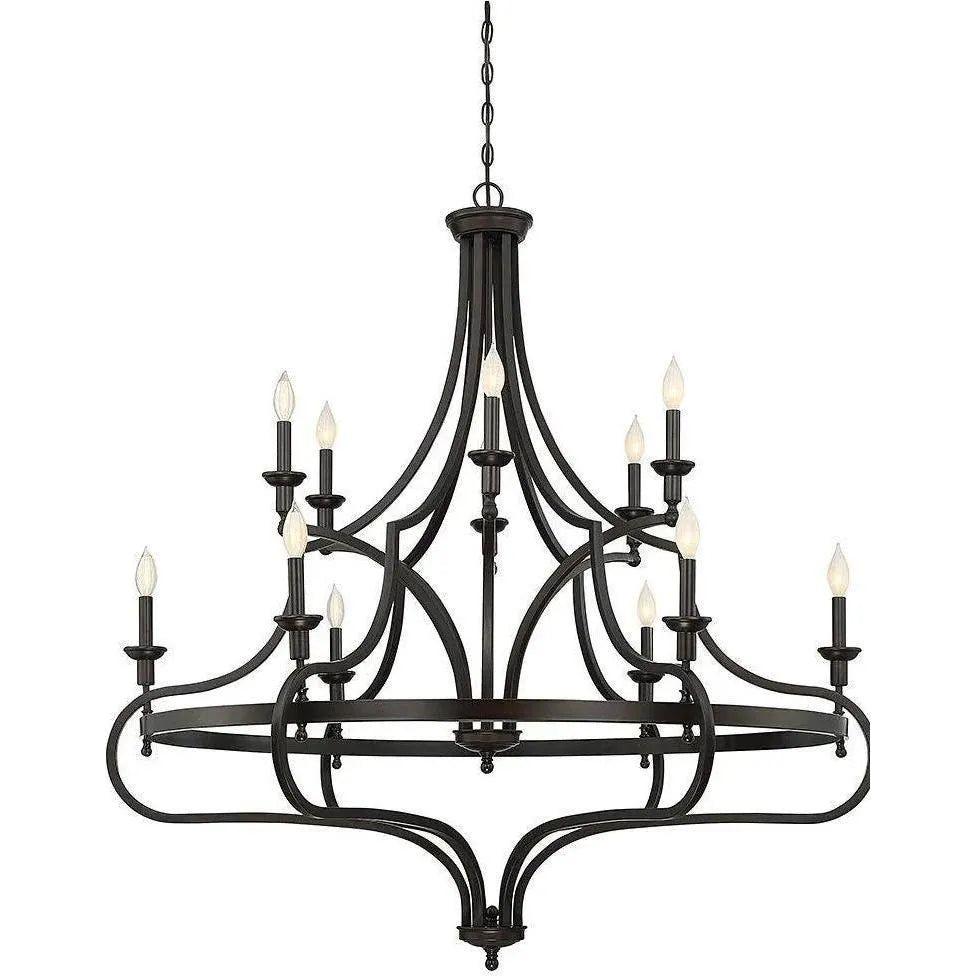 Savoy House - Shields 12 Light Chandelier - 1-9084-12-13 | Montreal Lighting & Hardware