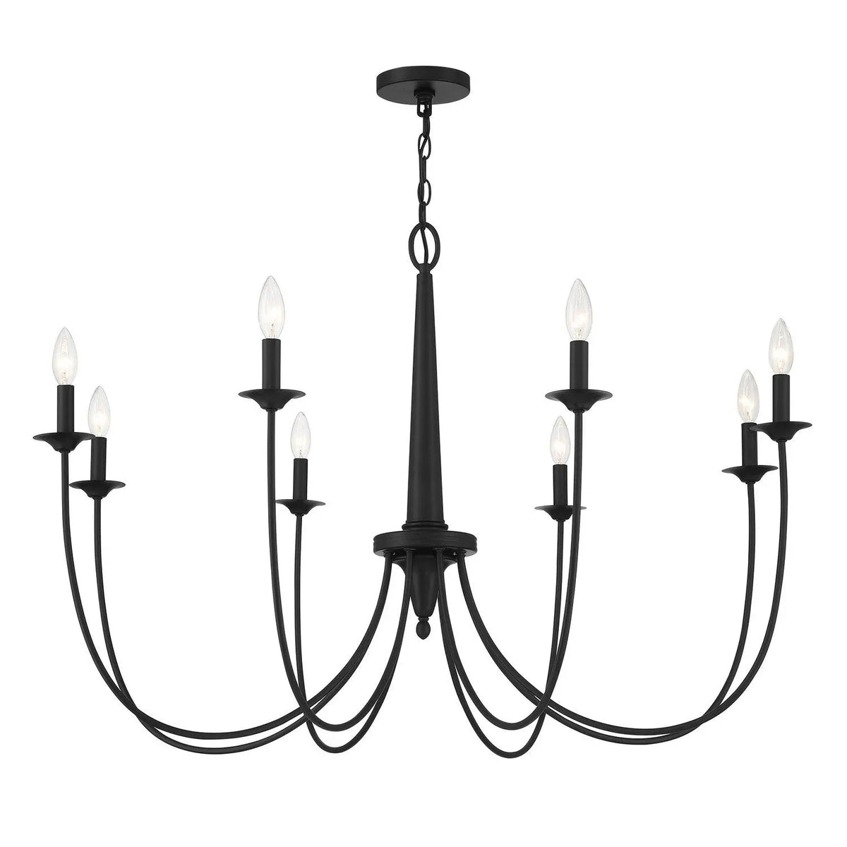 Savoy House - Stonecrest Chandelier - 1-1202-8-89 | Montreal Lighting & Hardware
