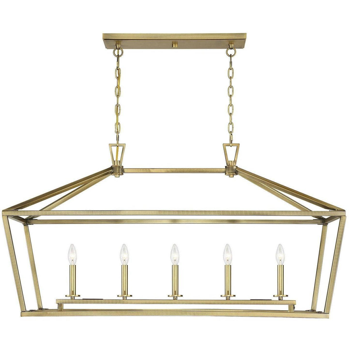 Savoy House - Townsend Five Light Linear Chandelier - 1-324-5-322 | Montreal Lighting & Hardware