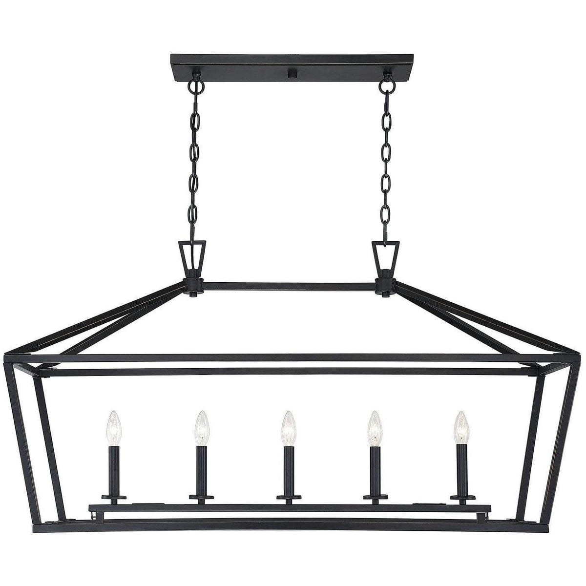 Savoy House - Townsend Five Light Linear Chandelier - 1-324-5-44 | Montreal Lighting & Hardware